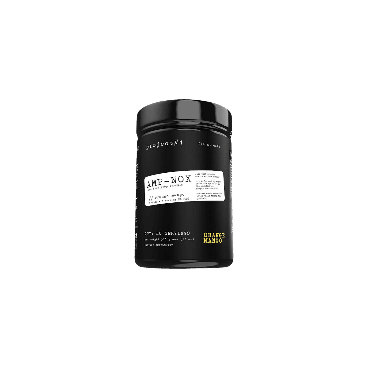 Project#1 Nutrition Amp-Nox Pre-Workout