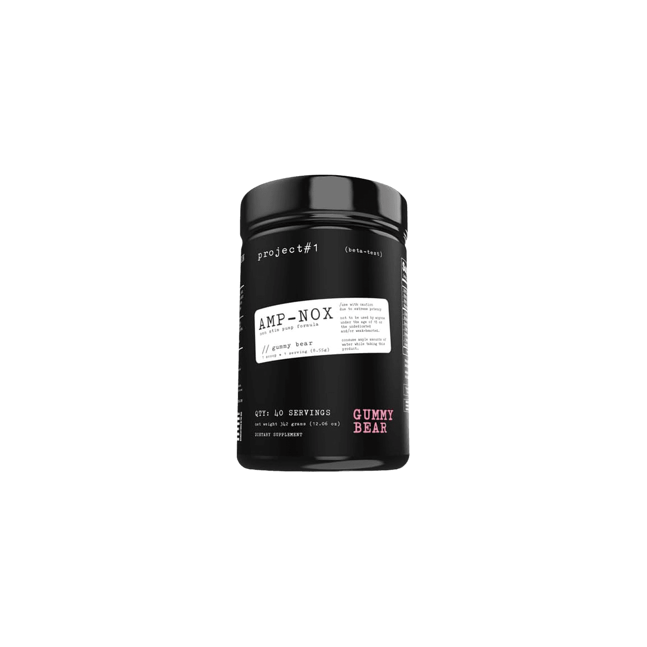 Project#1 Nutrition Amp-Nox Pre-Workout