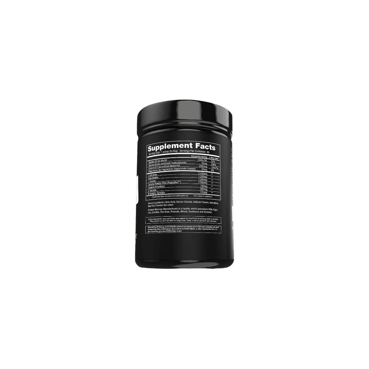 Project#1 Nutrition Amp-Nox Pre-Workout