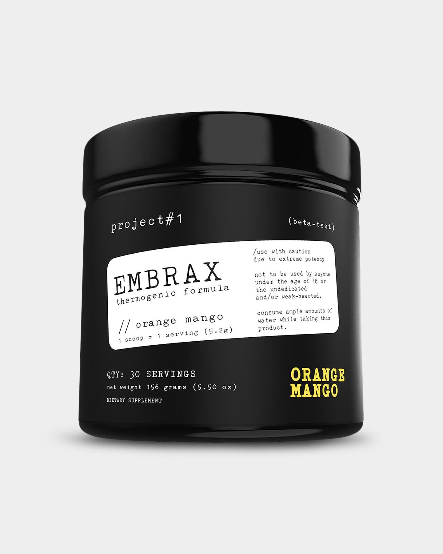 Project#1 Nutrition Embrax Fat Burner - Bodybuilding.com