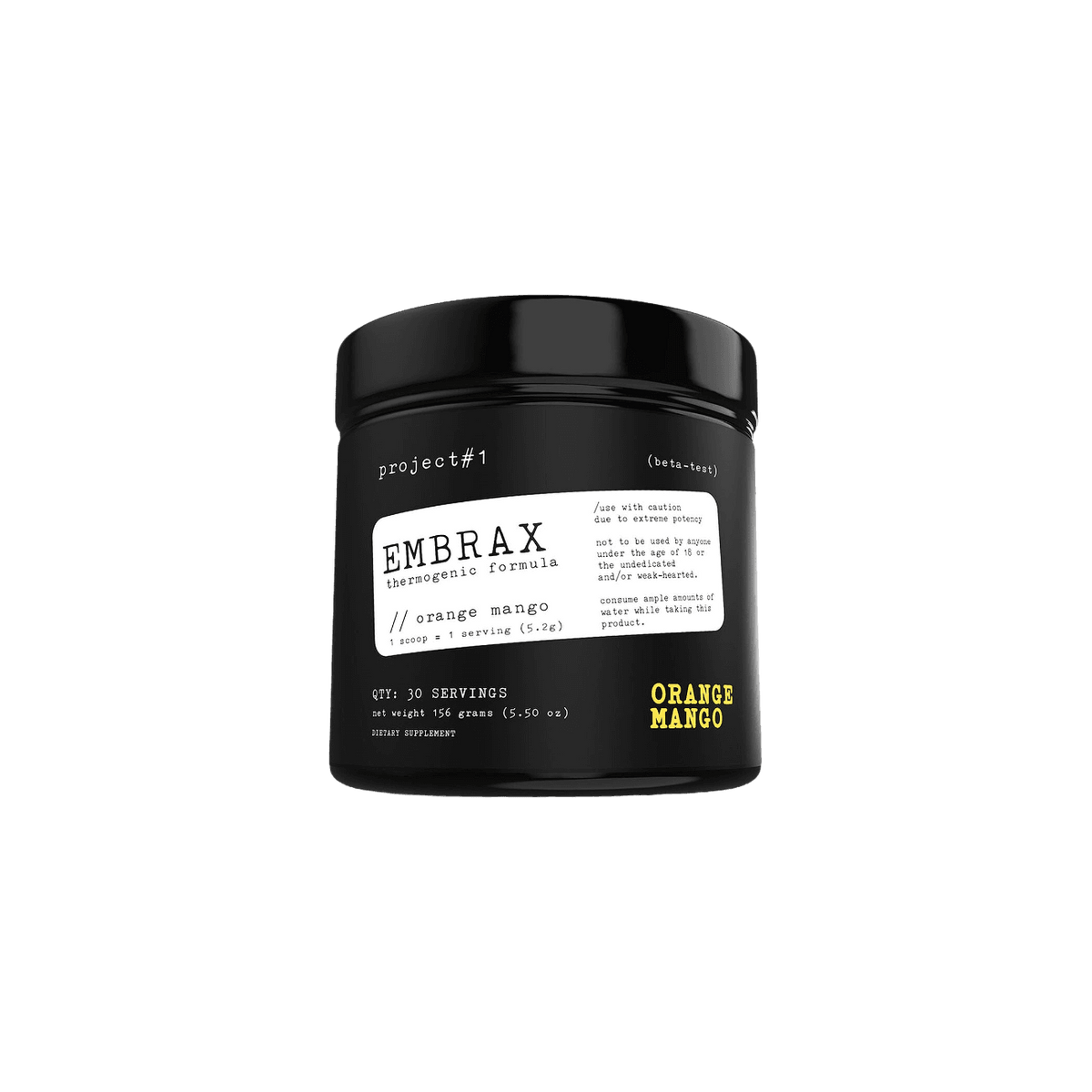 Project#1 Nutrition Embrax Fat Burner