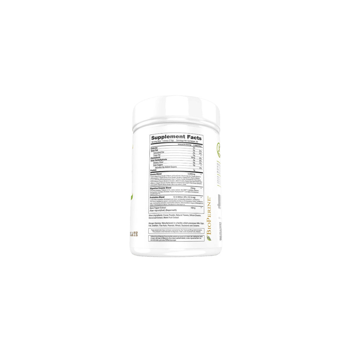 Project#1 Nutrition Greens