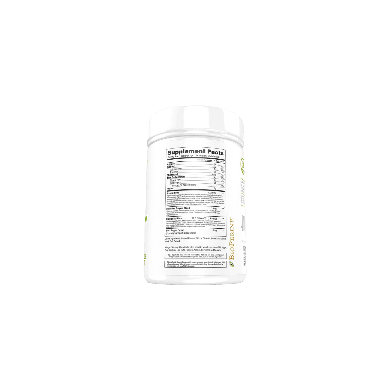 Project#1 Nutrition Greens