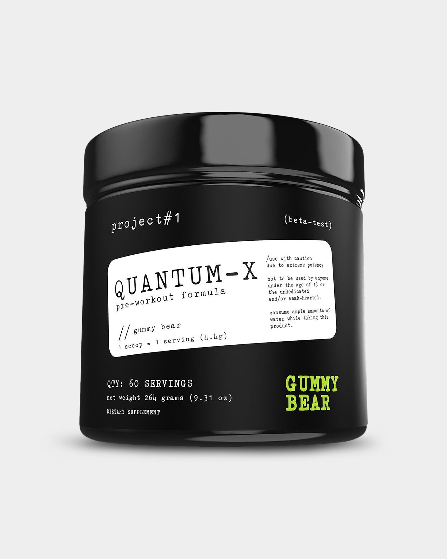 Project#1 Nutrition Quantum - X Pre - Workout - Bodybuilding.com