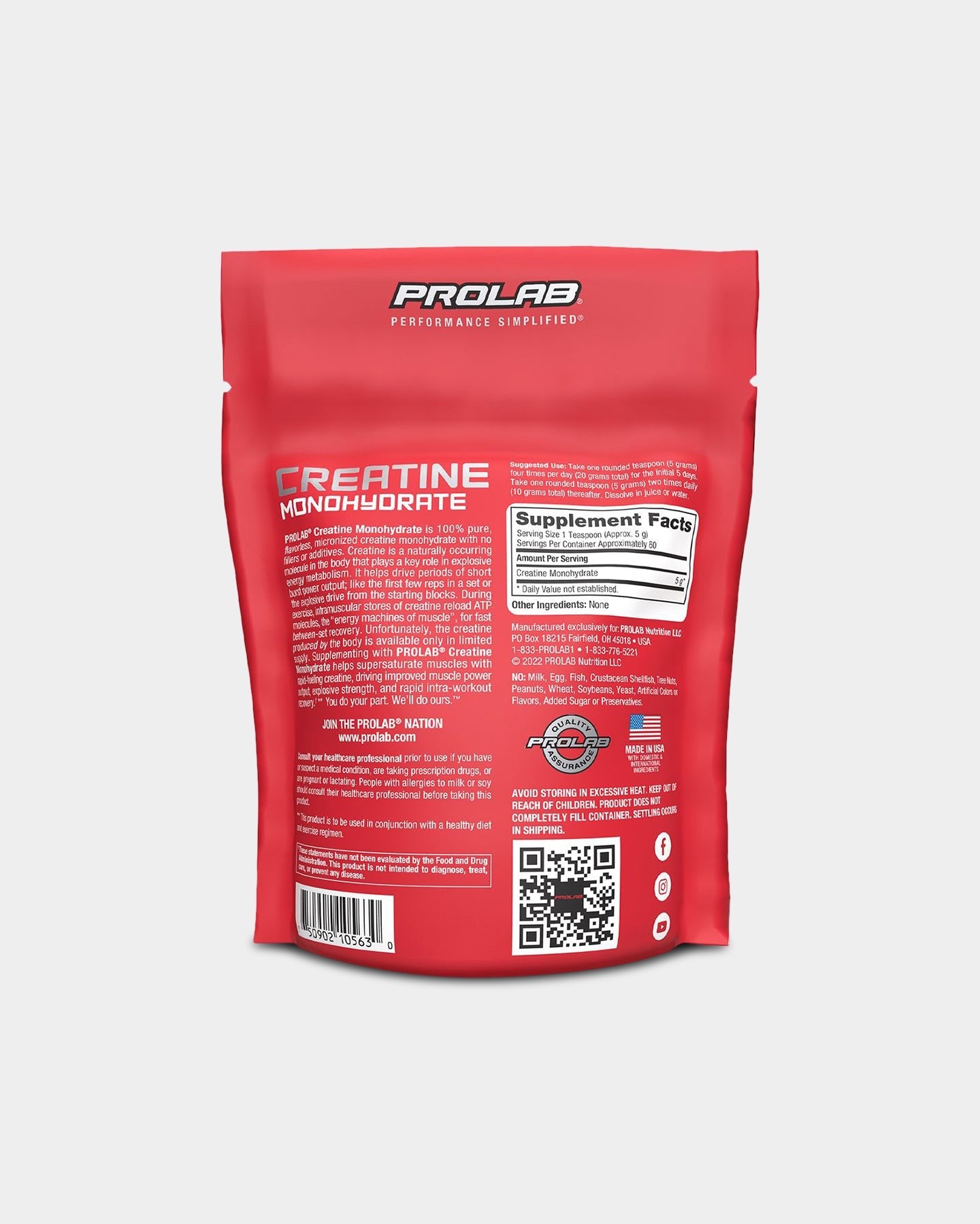 Prolab Nutrition Creatine Monohydrate - Bodybuilding.com