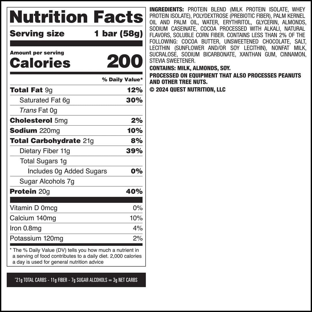 Quest Overload Protein Bars 12 Pack - Bodybuilding.com