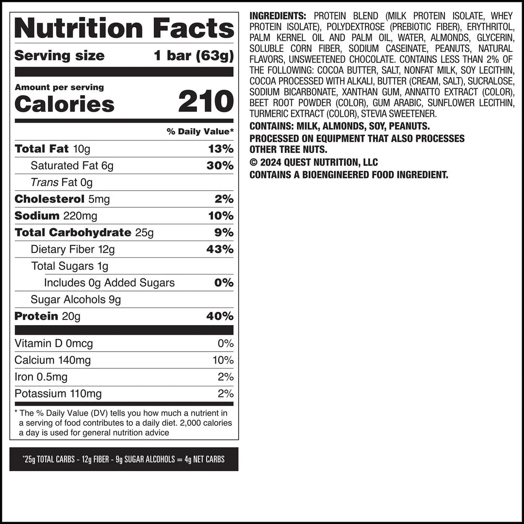Quest Overload Protein Bars 12 Pack - Bodybuilding.com