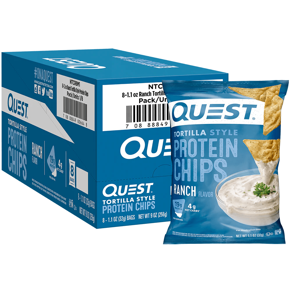 Quest Tortilla Style Protein Chips 8 Pack - Bodybuilding.com