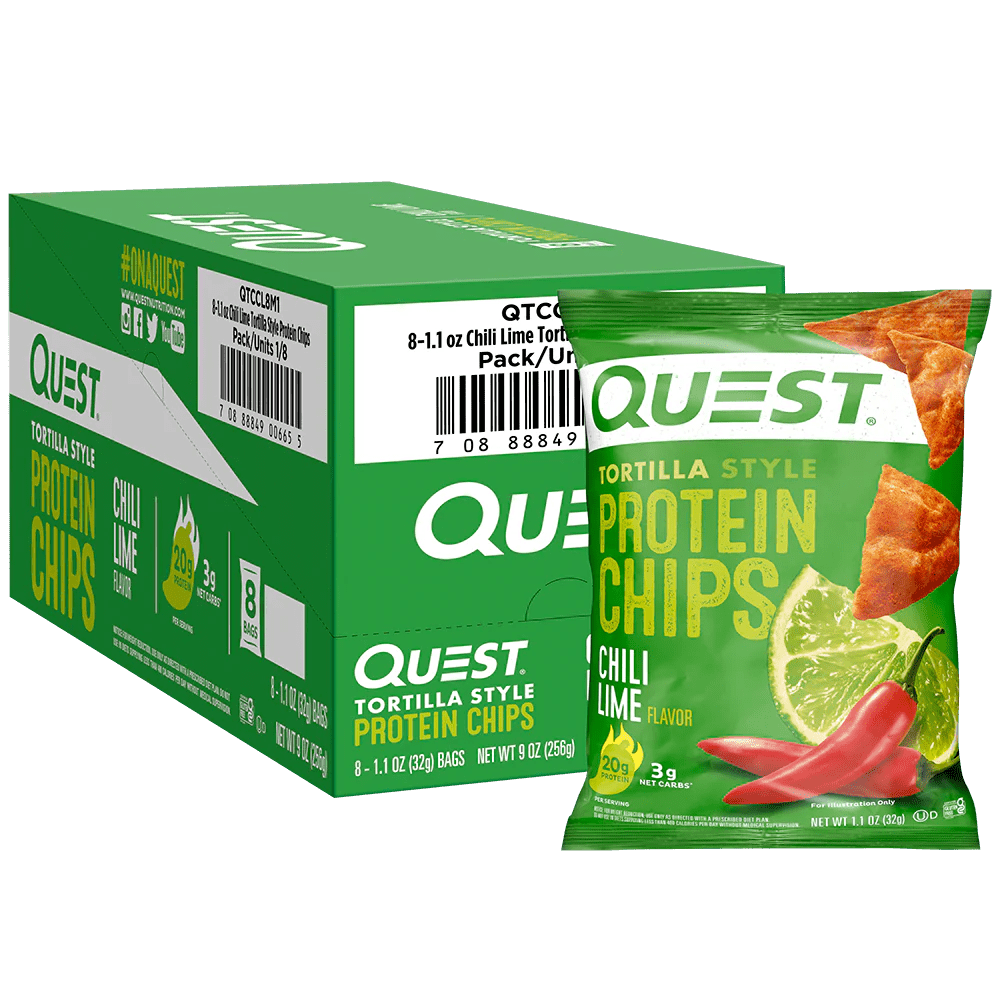 Quest Tortilla Style Protein Chips 8 Pack - Bodybuilding.com
