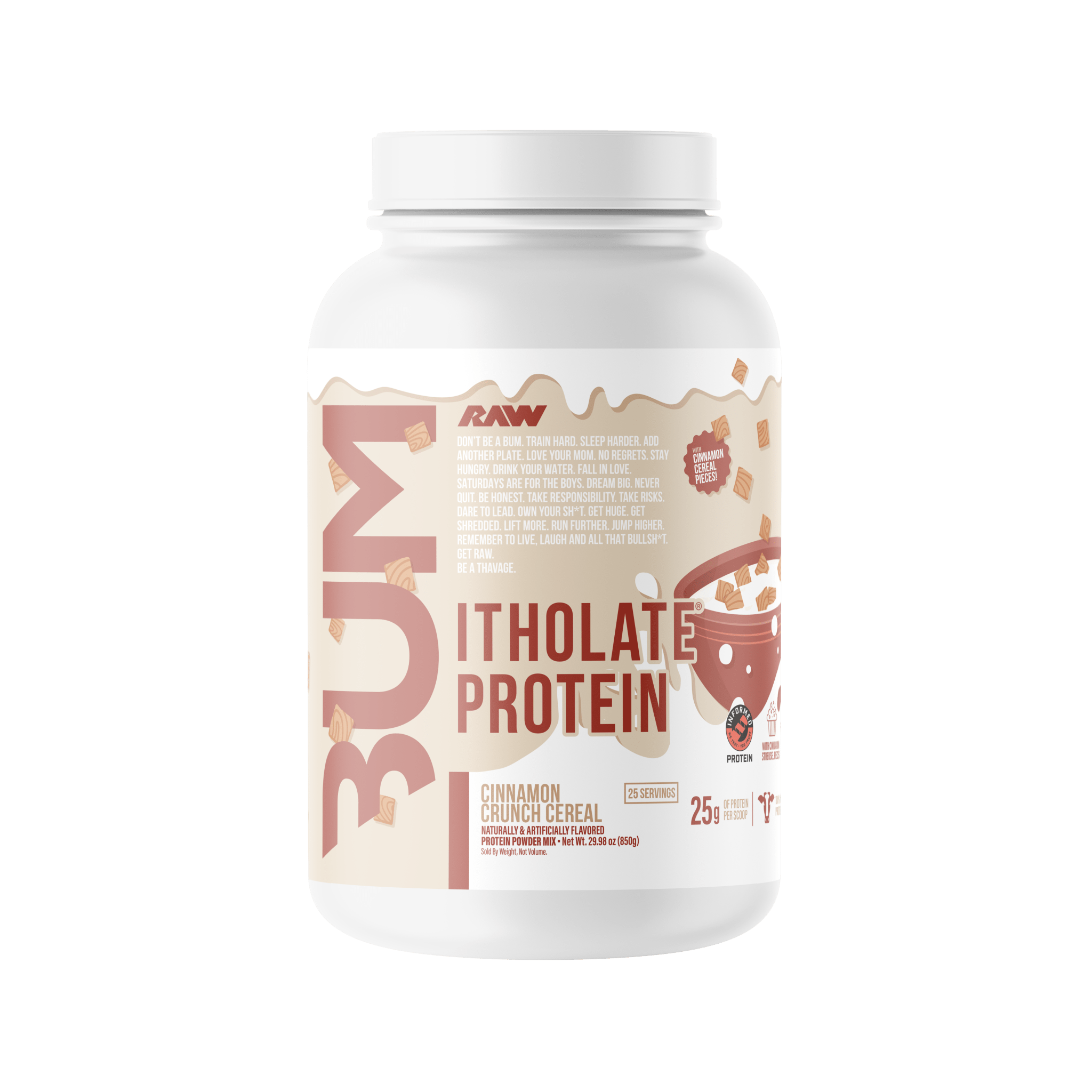 RAW Nutrition BUM Itholate Protein - Bodybuilding.com