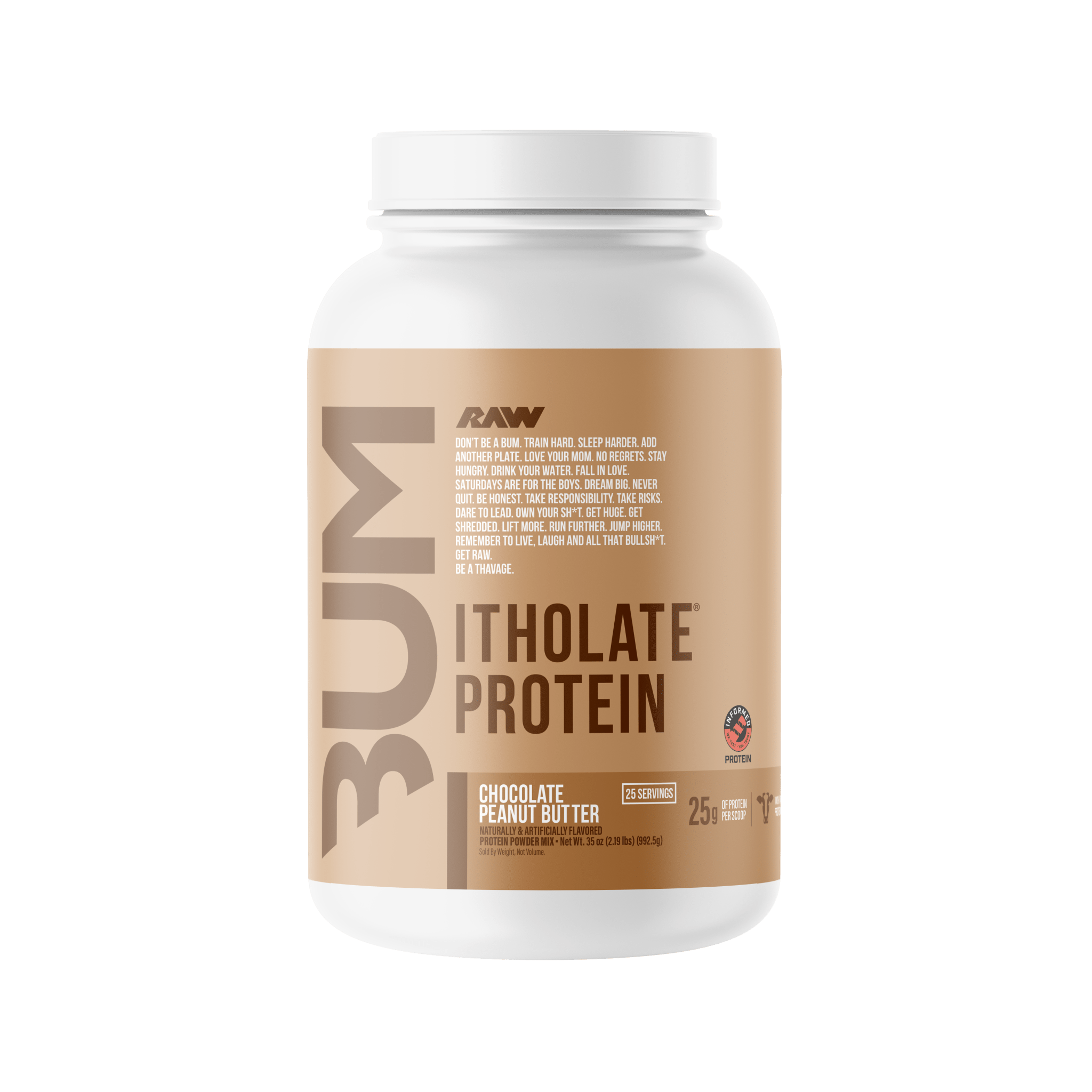 RAW Nutrition BUM Itholate Protein - Bodybuilding.com
