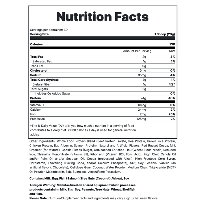 Redcon1 MRE Lite Whole Food Protein 30 Servings - Bodybuilding.com