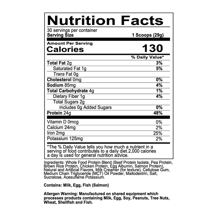 Redcon1 MRE Lite Whole Food Protein 30 Servings - Bodybuilding.com