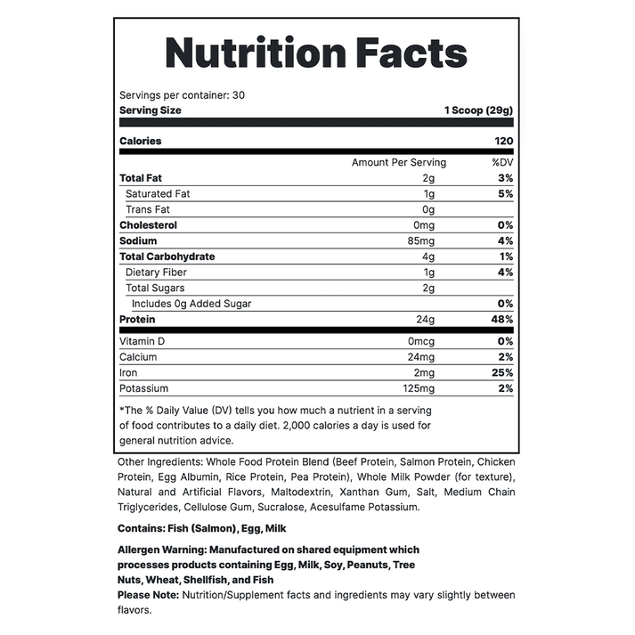Redcon1 MRE Lite Whole Food Protein 30 Servings - Bodybuilding.com