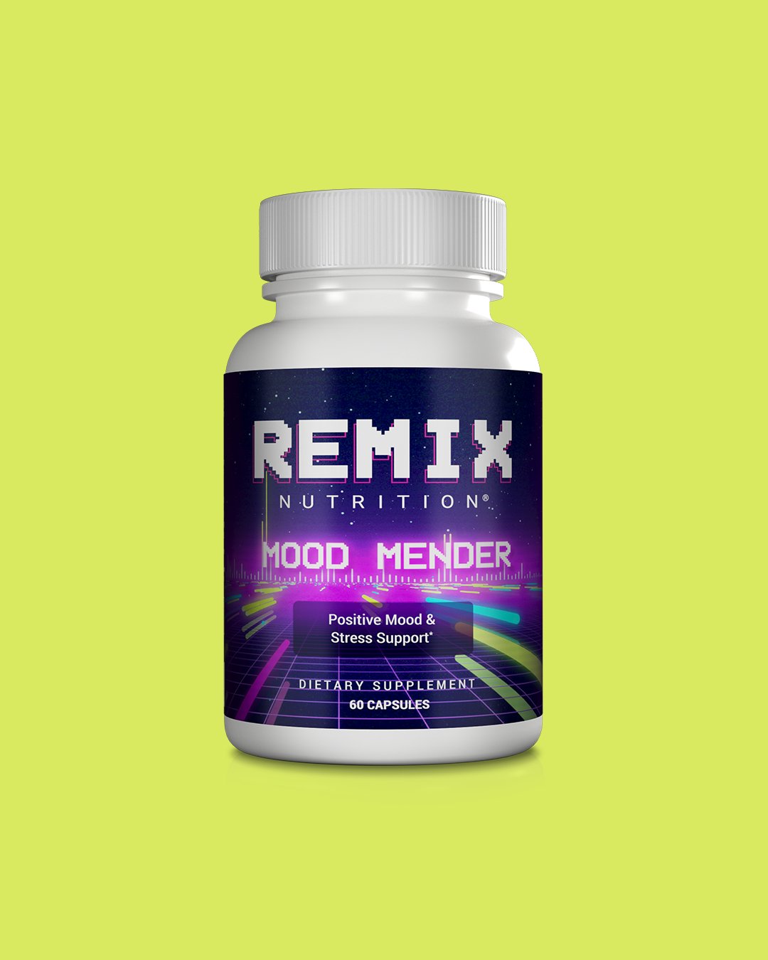 REMIX Nutrition Mood Mender 5 - HTP Stress Support - Bodybuilding.com