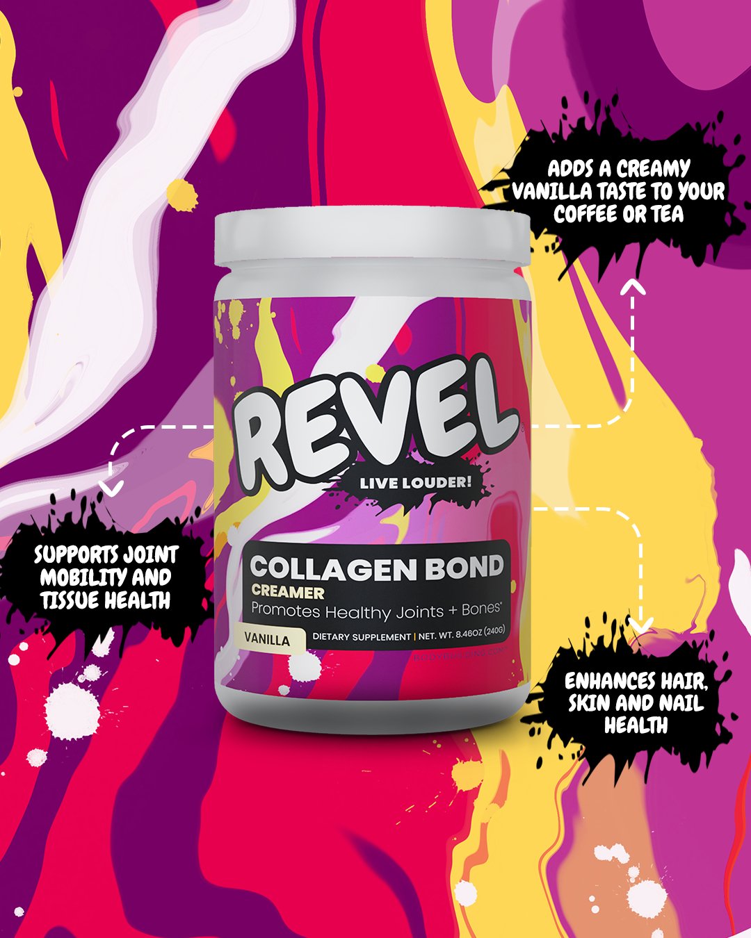 REVEL Collagen Bond Creamer - Bodybuilding.com