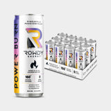 Rowdy Energy Power Burn Energy Drink 12 Pack - Bodybuilding.com