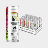 Rowdy Energy Power Burn Energy Drink 12 Pack - Bodybuilding.com