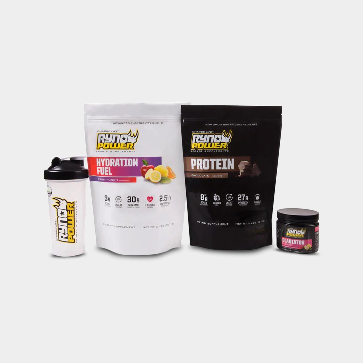 Ryno Power Essentials Bundle, 4 Items - Bodybuilding.com