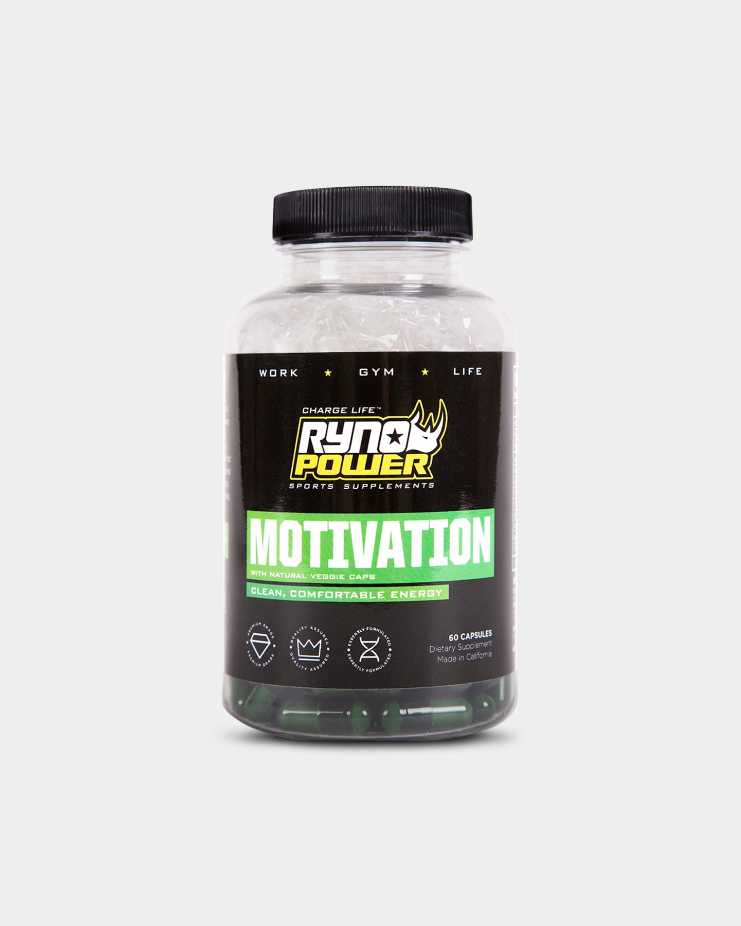 Ryno Power Motivation Capsules - Bodybuilding.com