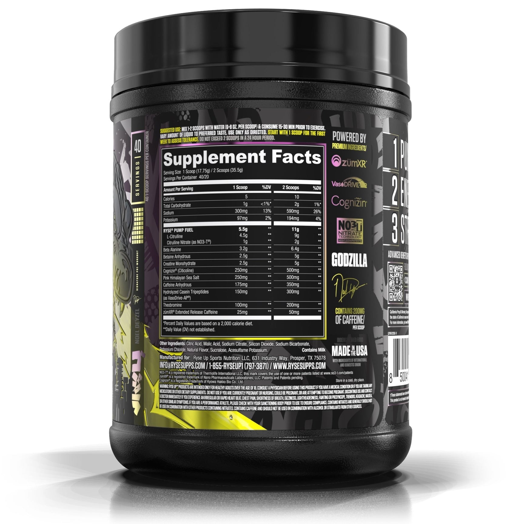 RYSE GODZILLA® PRE-WORKOUT - Bodybuilding.com