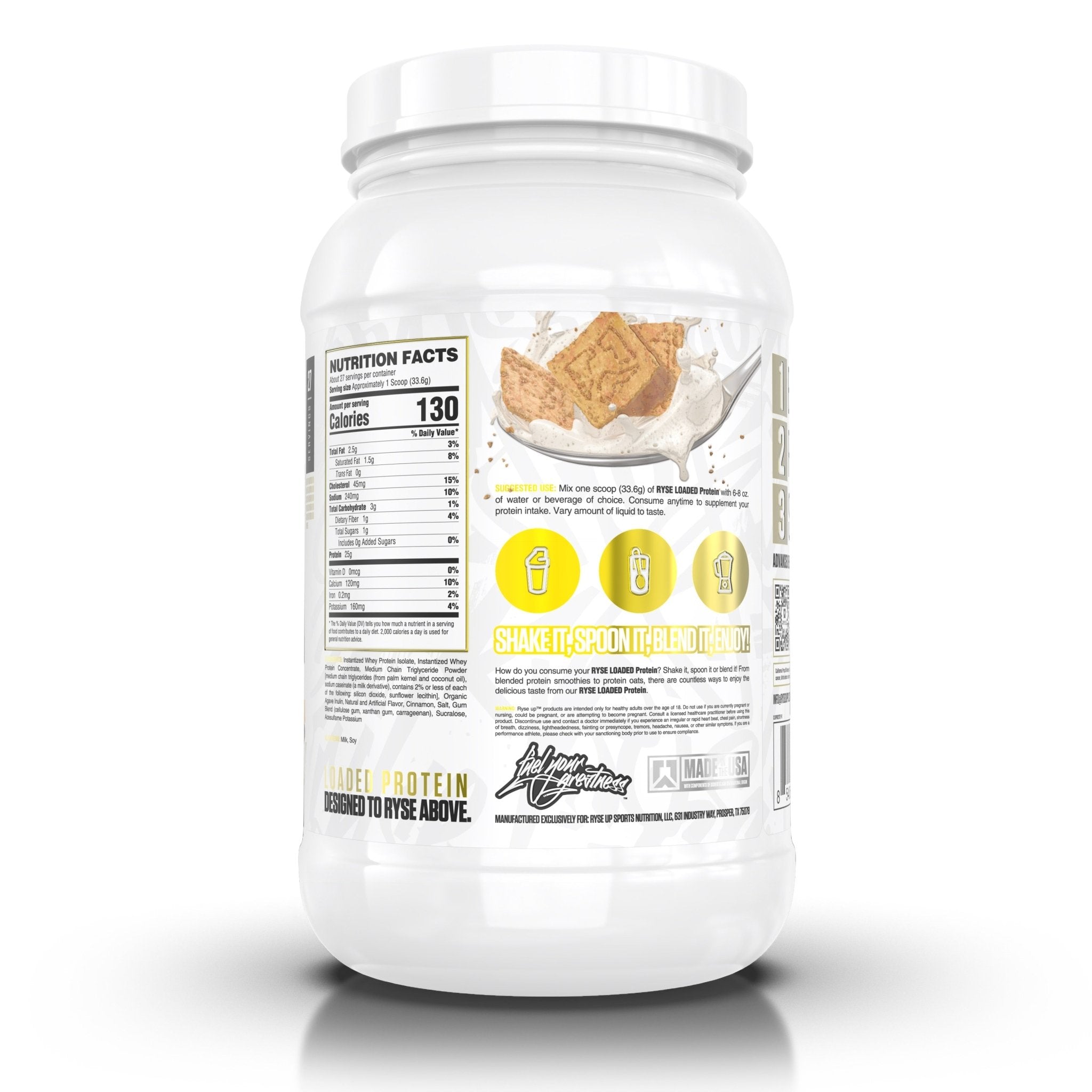 RYSE LOADED PROTEIN, 27 Servings - Bodybuilding.com