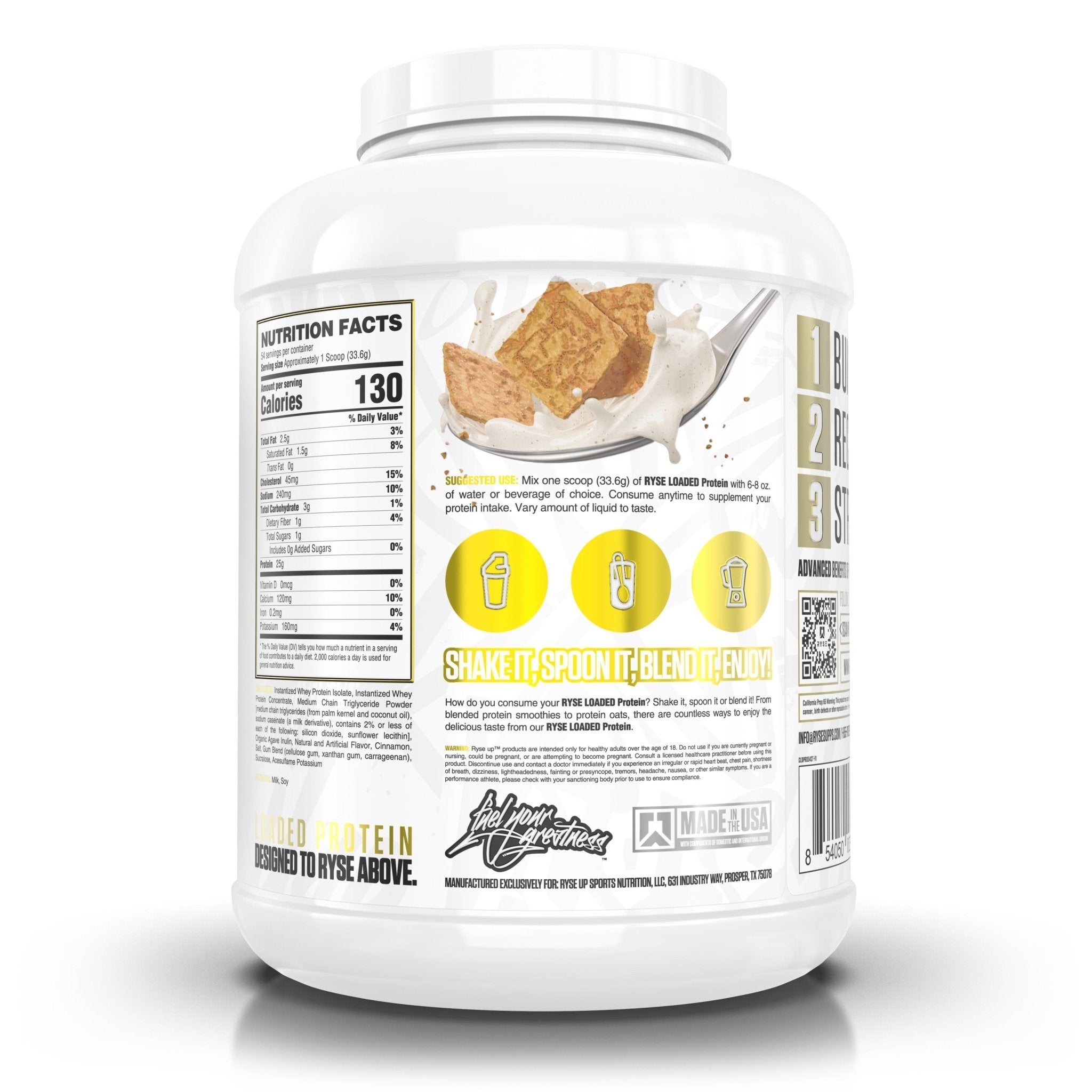 RYSE LOADED PROTEIN, 54 Servings - Bodybuilding.com