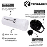 Shaker Bottle - Protein Shaker Bottle for Pre & Post workout drinks - Classic Protein Mixer - Bodybuilding.com