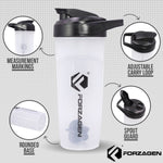 Shaker Bottle - Protein Shaker Bottle for Pre & Post workout drinks - Classic Protein Mixer - Bodybuilding.com