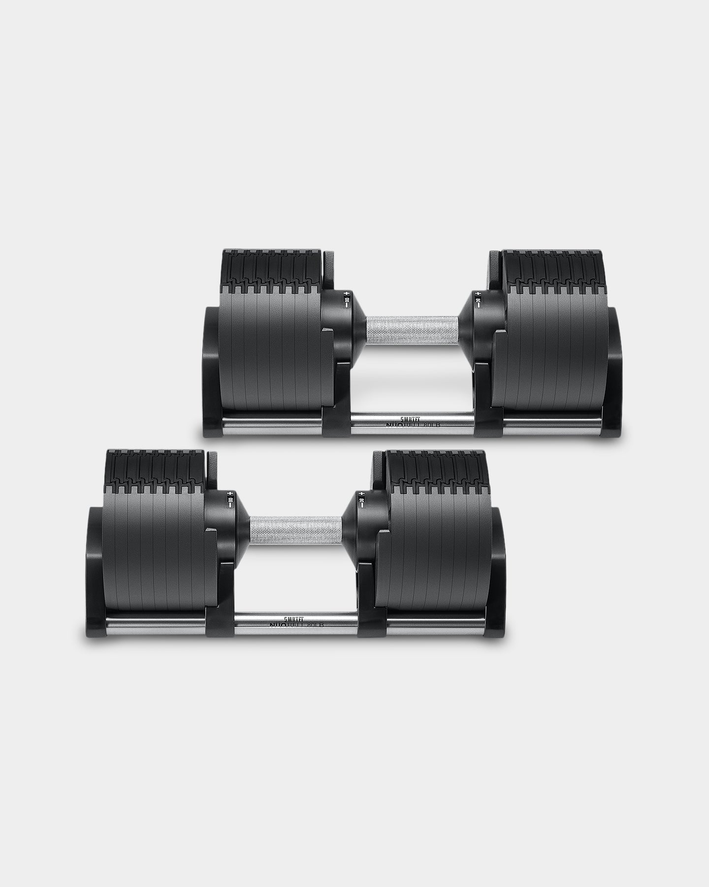 SMRTFT NUOBELL 80lb Adjustable Dumbbells - Bodybuilding.com