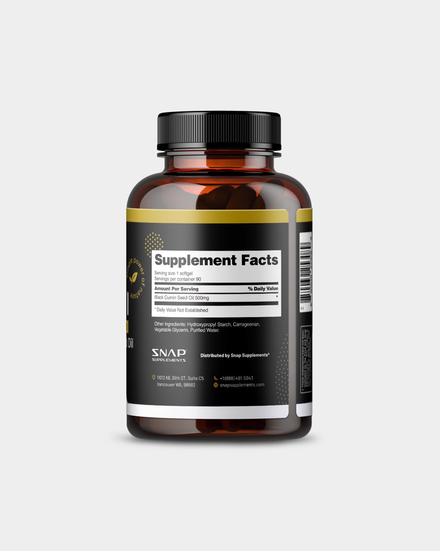 SNAP Supplements Black Seed Oil - Bodybuilding.com