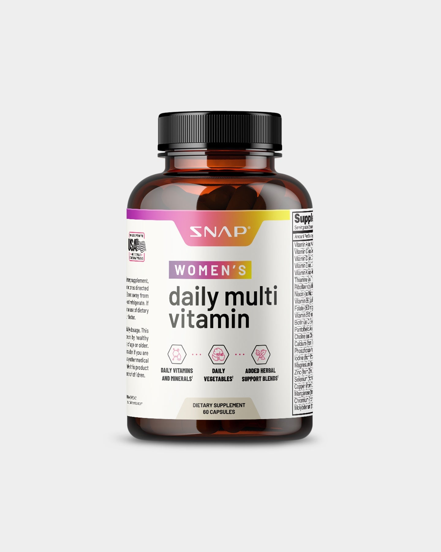 SNAP Supplements Daily Vitamin - Women's - Bodybuilding.com