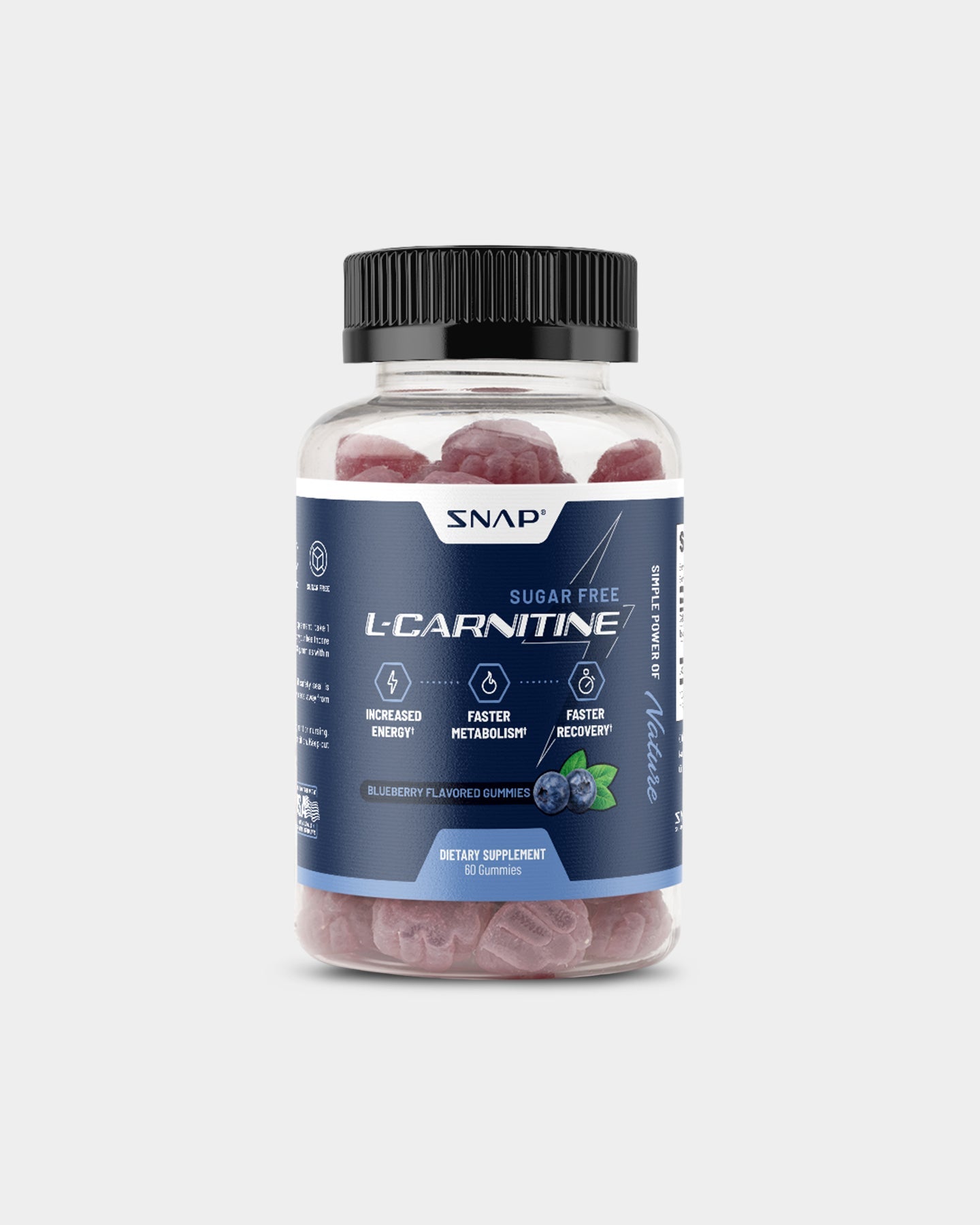 SNAP Supplements L - Carnitine Gummies - Bodybuilding.com