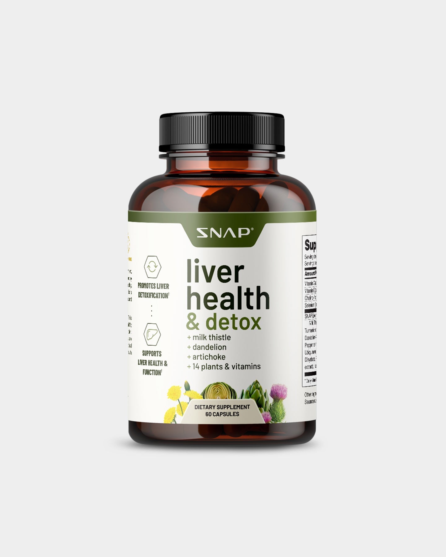 SNAP Supplements Liver Health & Detox - Bodybuilding.com