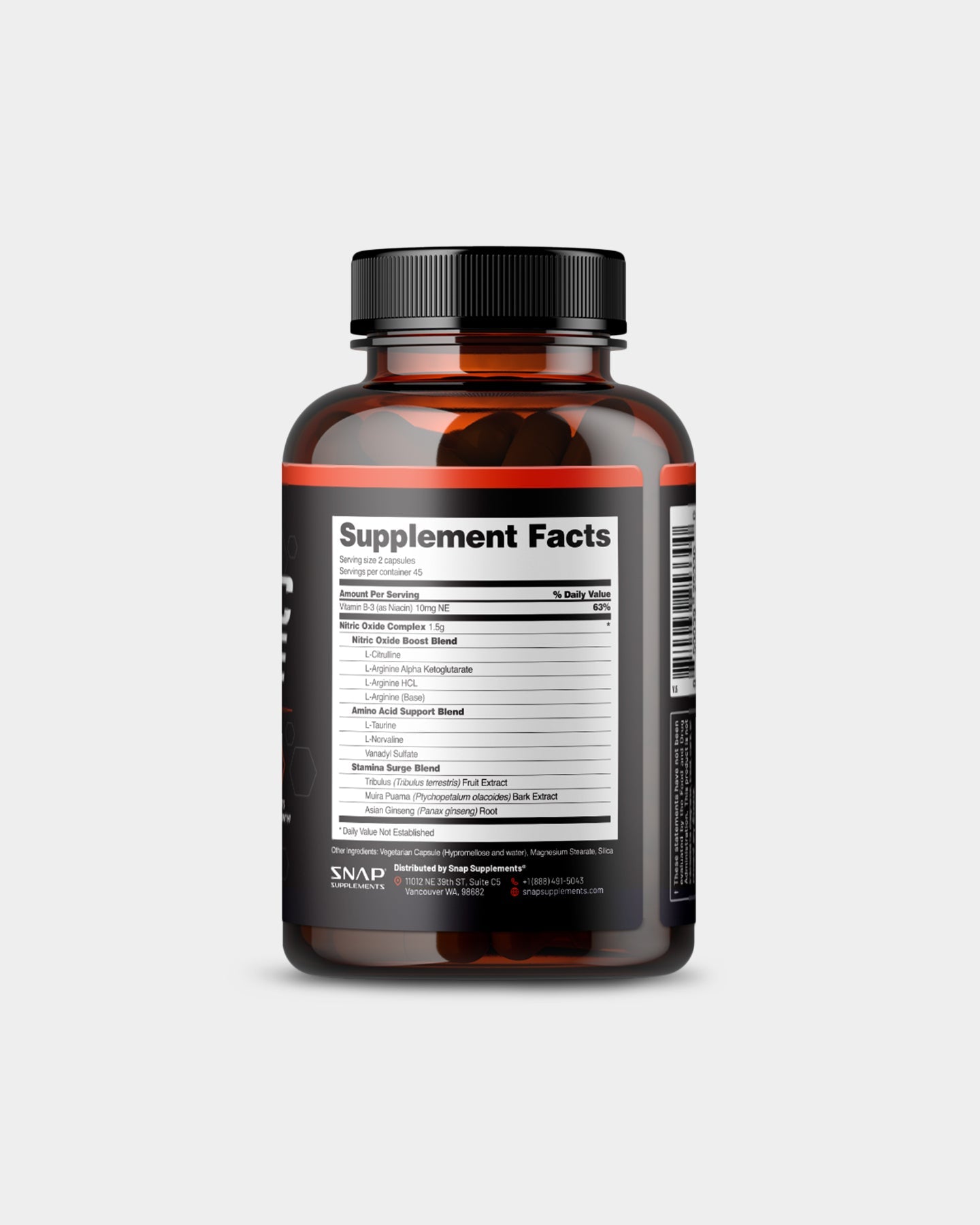 SNAP Supplements Nitric Oxide Booster - Bodybuilding.com