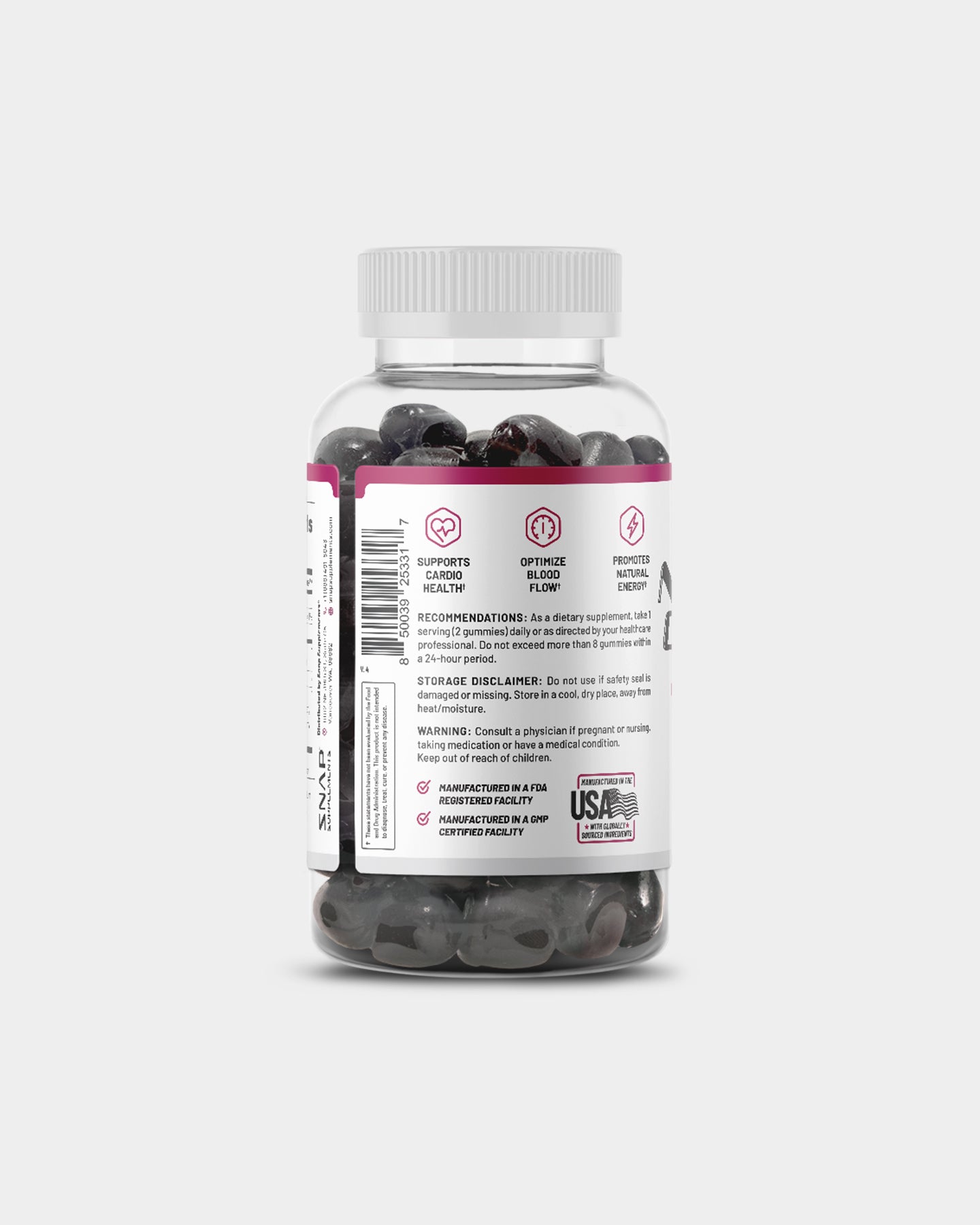 SNAP Supplements Nitric Oxide Gummies - Bodybuilding.com