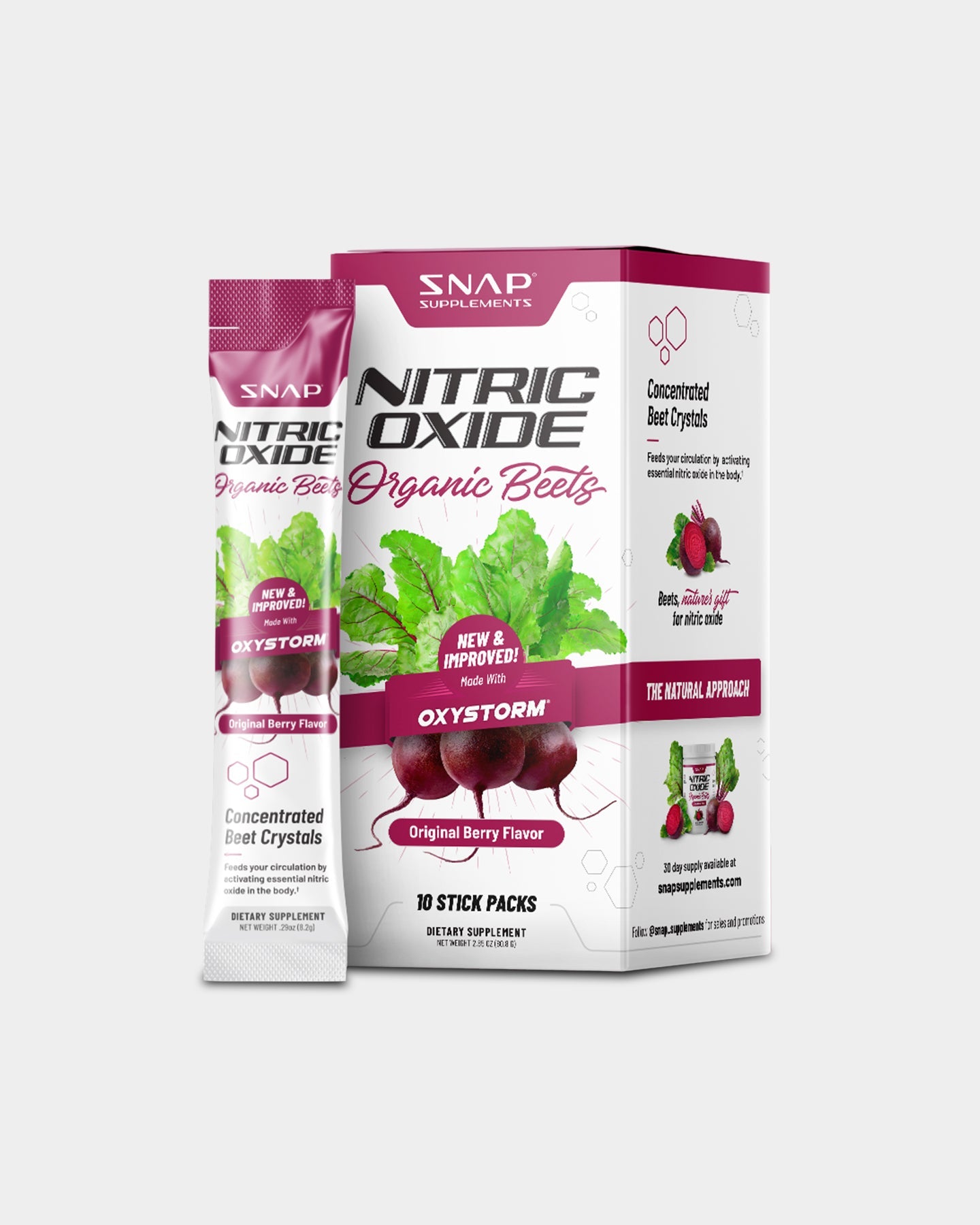 SNAP Supplements Nitric Oxide Organic Beets - Bodybuilding.com