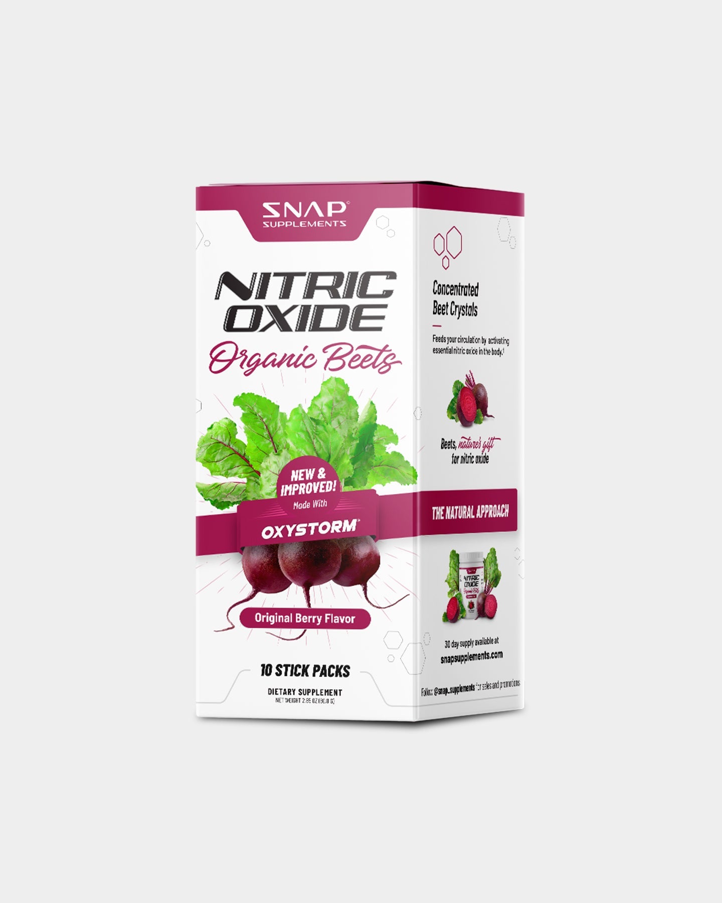 SNAP Supplements Nitric Oxide Organic Beets - Bodybuilding.com