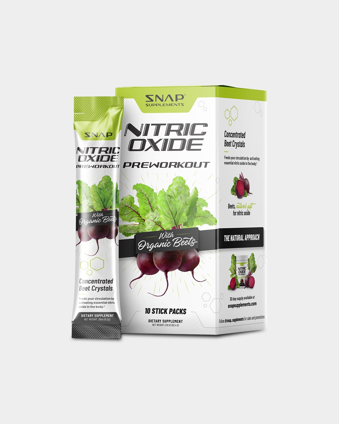 SNAP Supplements Nitric Oxide Preworkout Beets - Bodybuilding.com