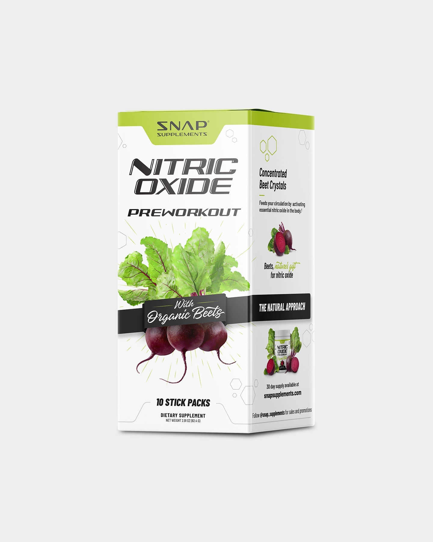 SNAP Supplements Nitric Oxide Preworkout Beets - Bodybuilding.com