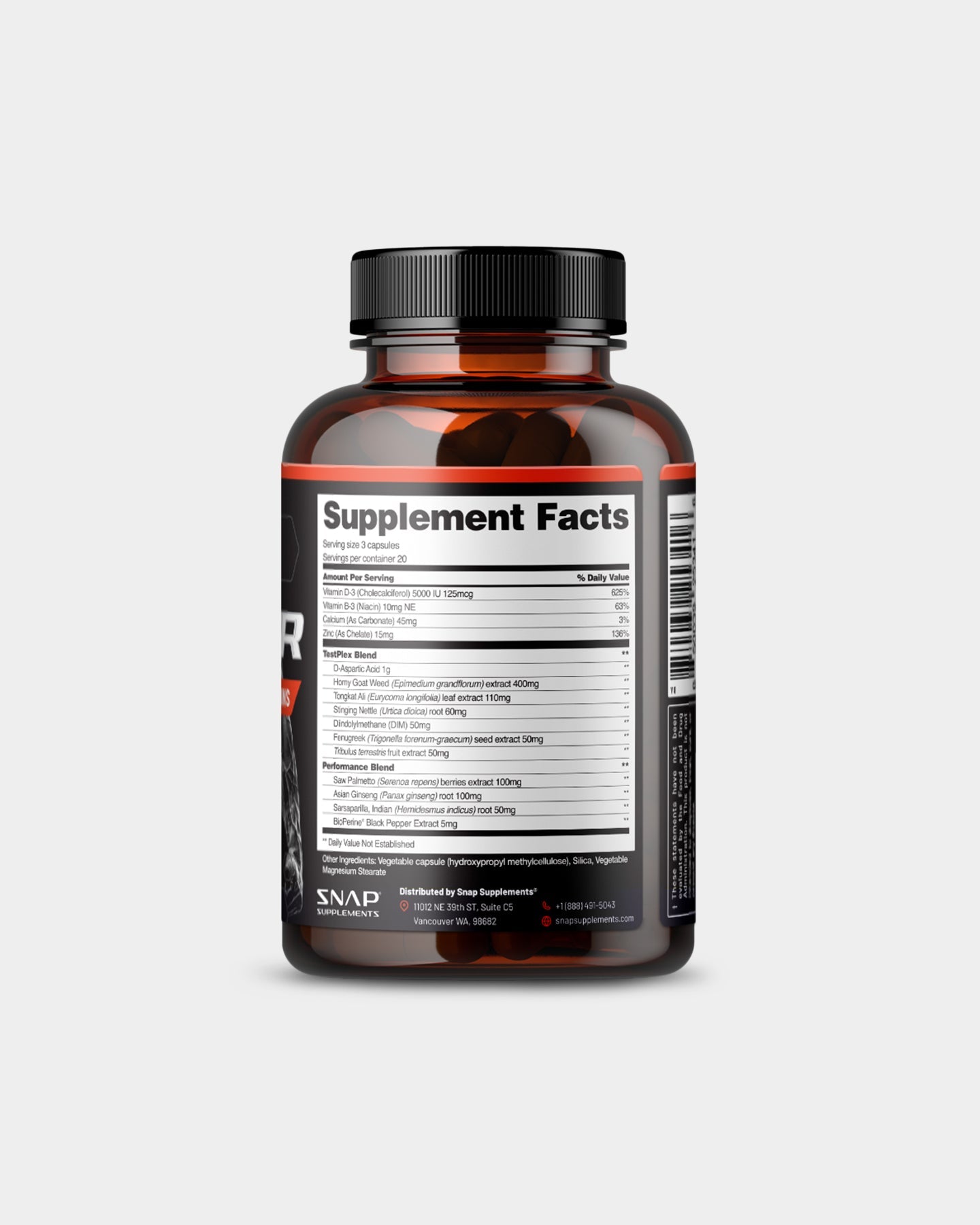 SNAP Supplements Testo Booster - Bodybuilding.com