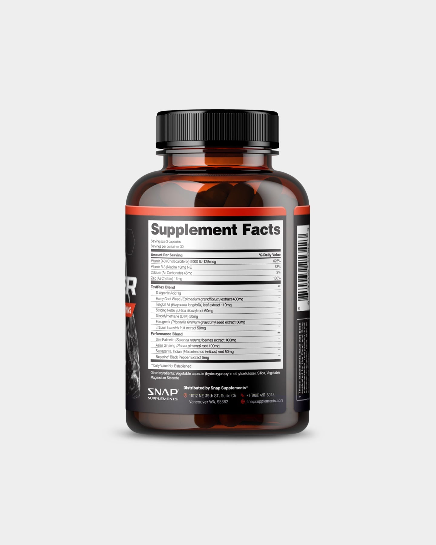 SNAP Supplements Testo Booster - Bodybuilding.com