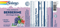 Solaray Berberine With Oregon Grape - Bodybuilding.com