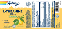 Solaray L - Theanine - Bodybuilding.com