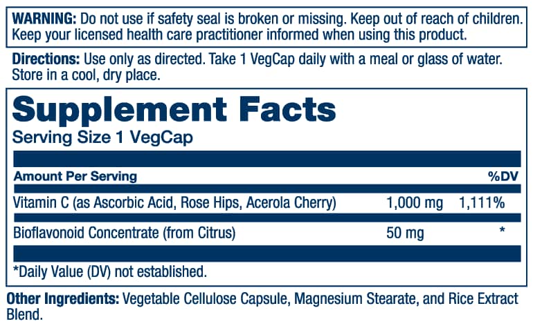 Solaray Vitamin C With Bioflavonoid Concentrate - Bodybuilding.com