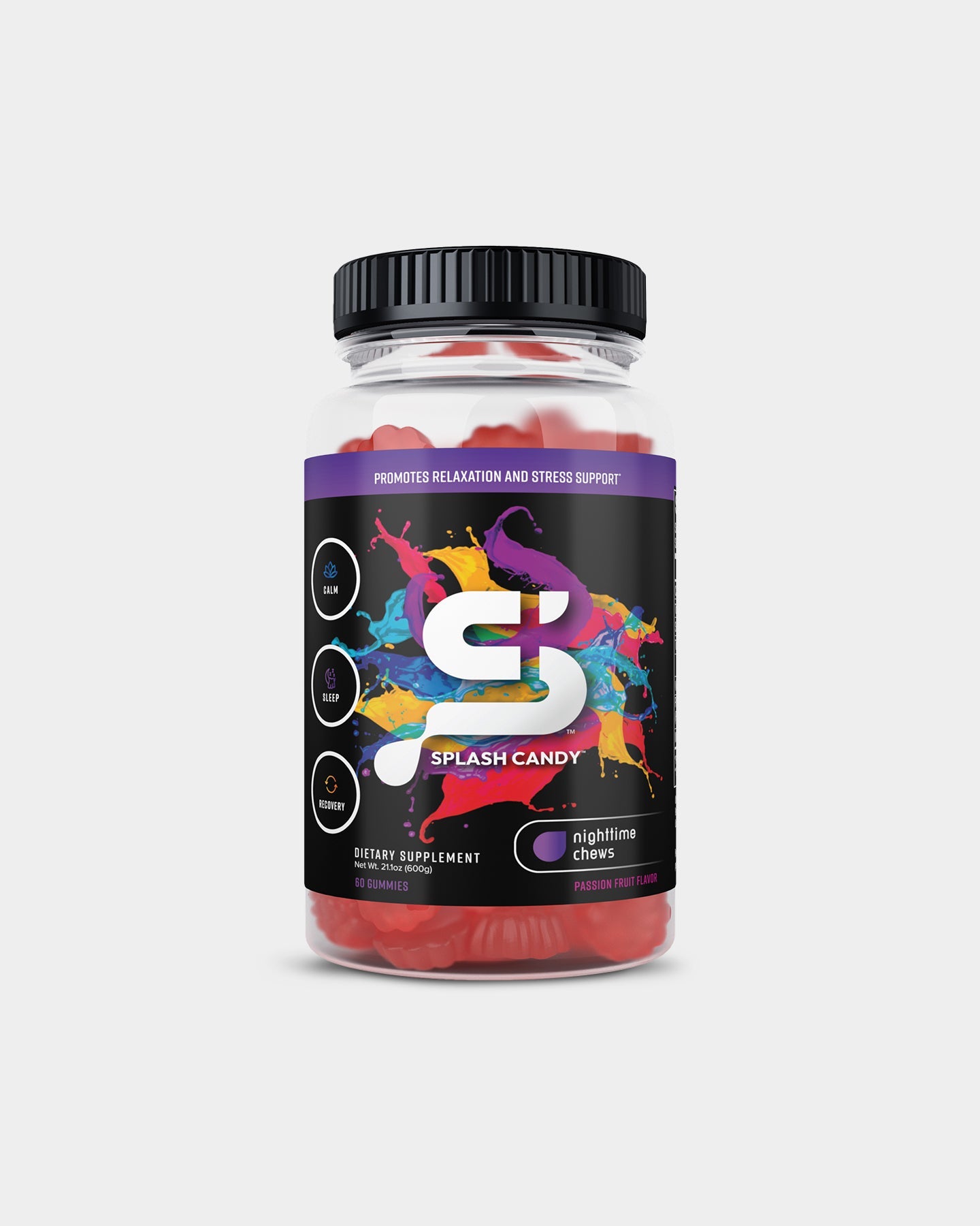 Splash Candy Nighttime Sleep Well Chews with Melatonin - Bodybuilding.com