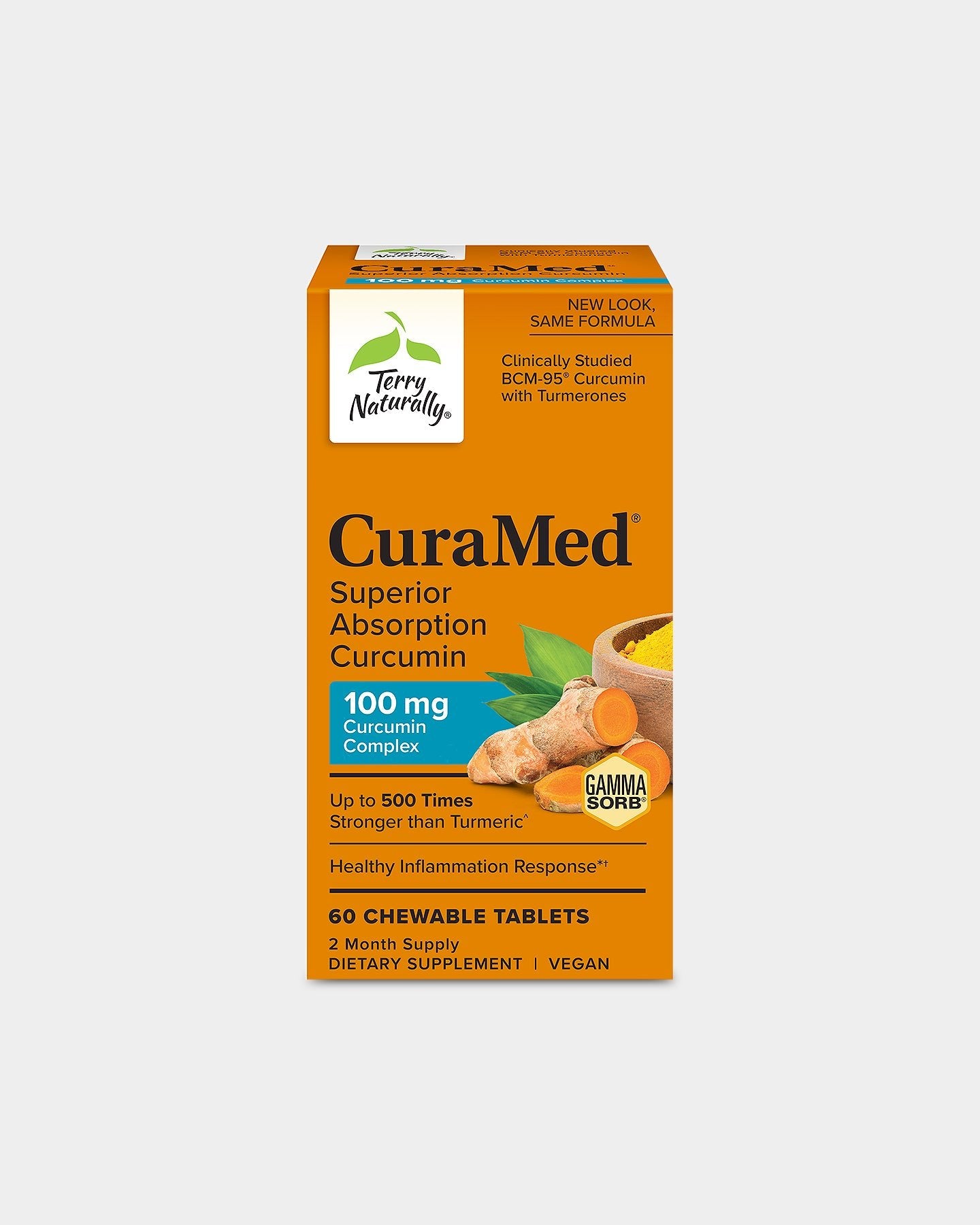 Terry Naturally CuraMed Curcumin 100mg - Chewable Tablet - Bodybuilding.com