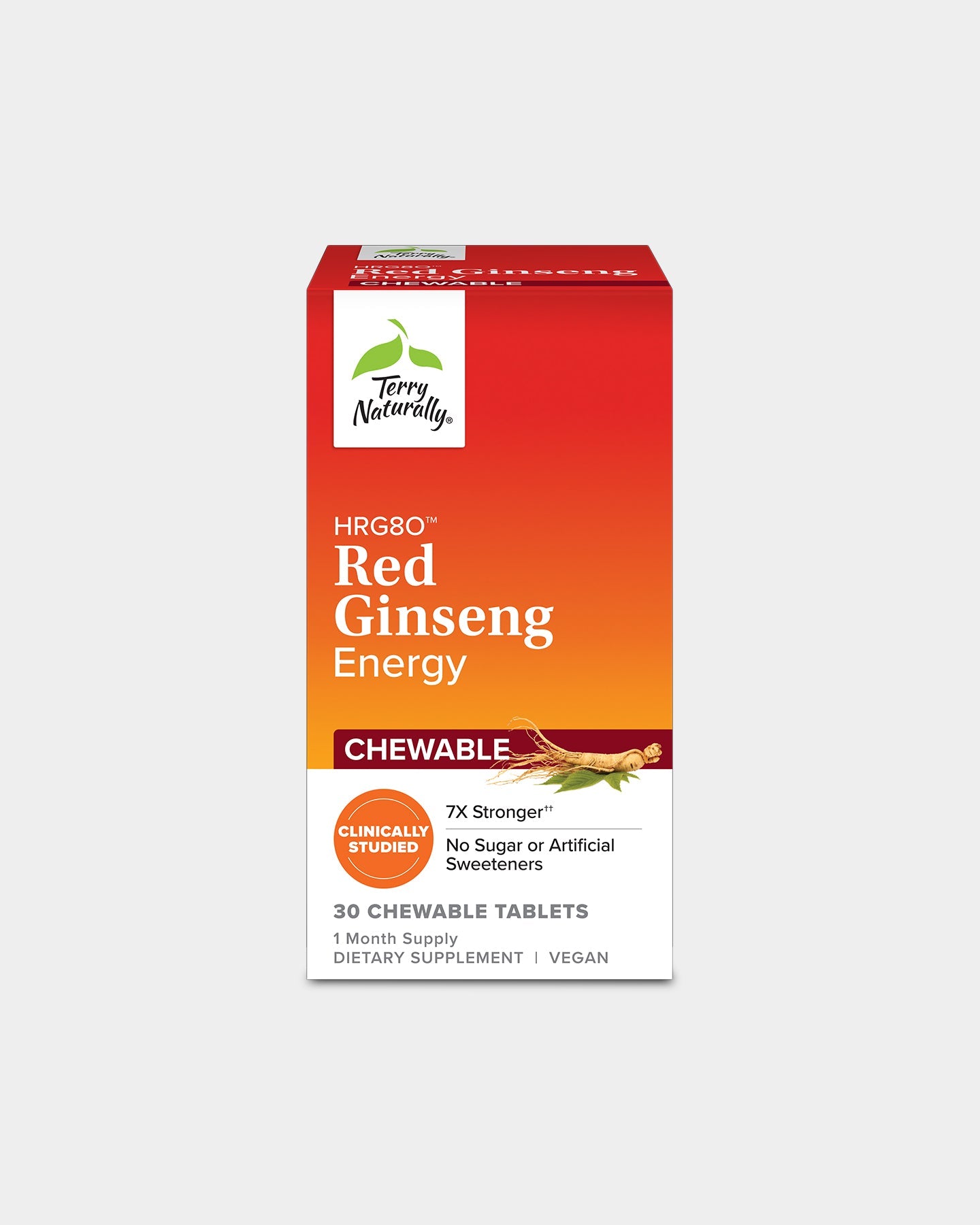 Terry Naturally Red Ginseng Energy Chewable - Bodybuilding.com