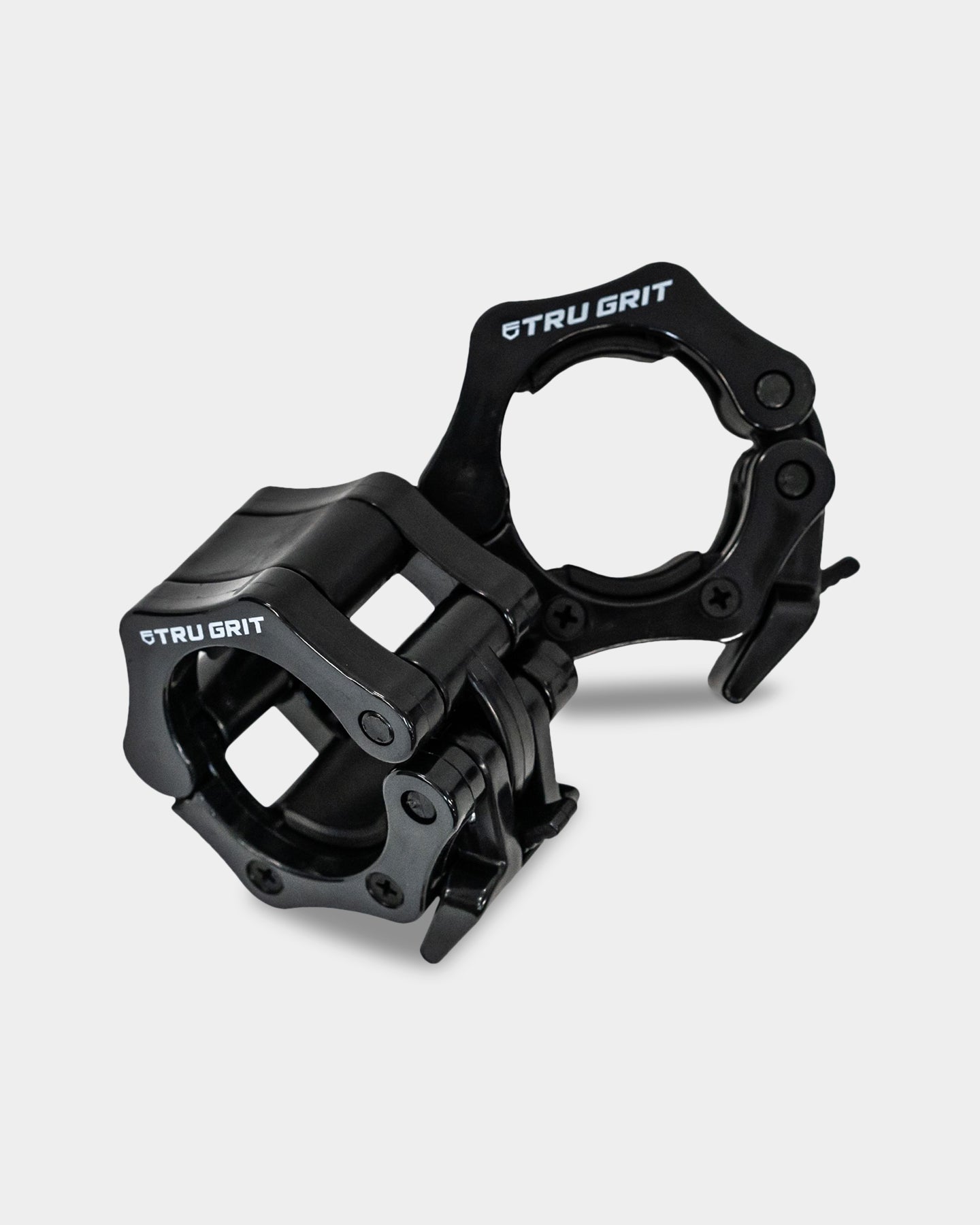 Tru Grit Black Barbell Collars (Pair) - Bodybuilding.com