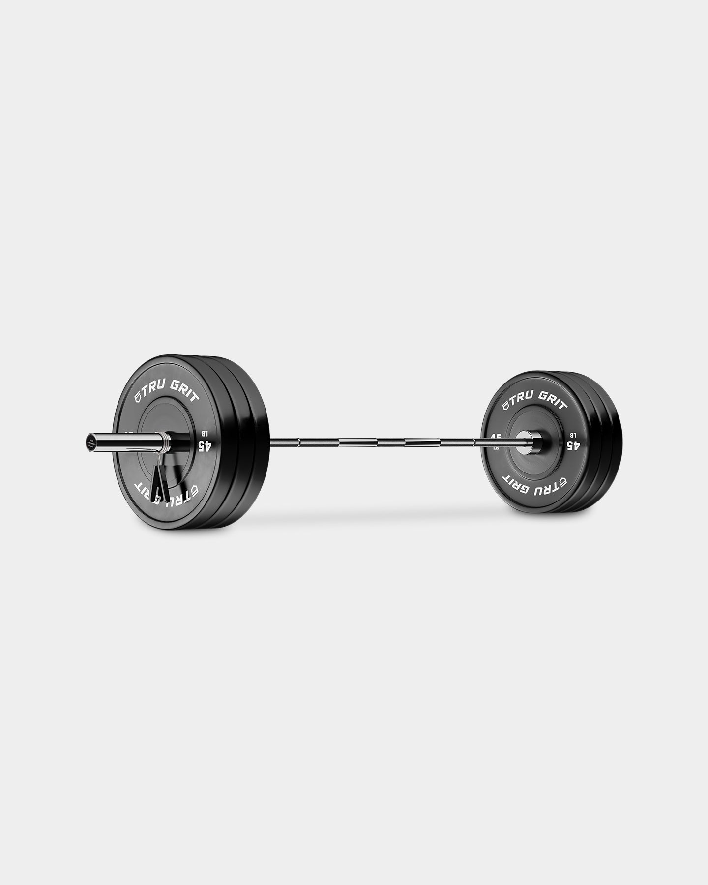 Tru Grit Black Zinc Barbell - Bodybuilding.com